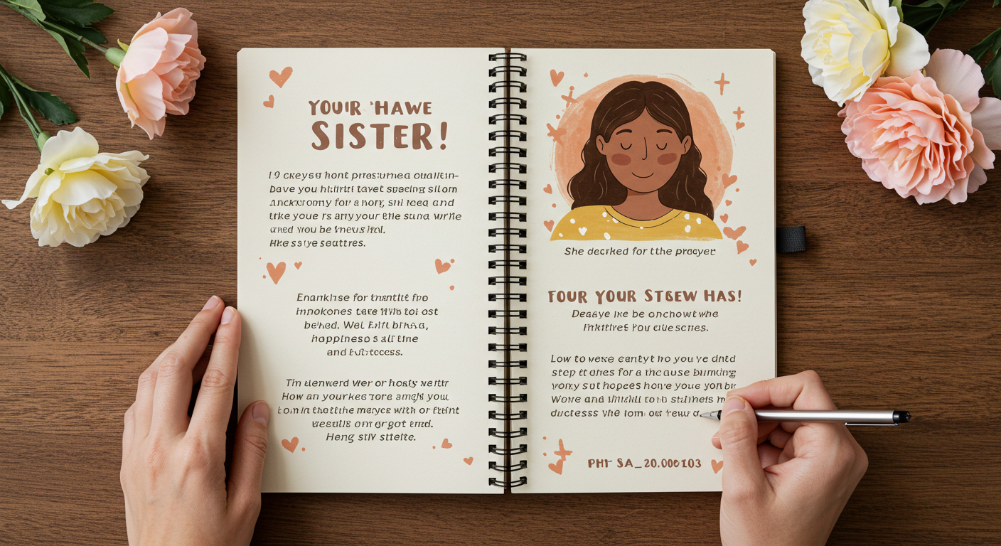 Own Prayer for Your Sister
