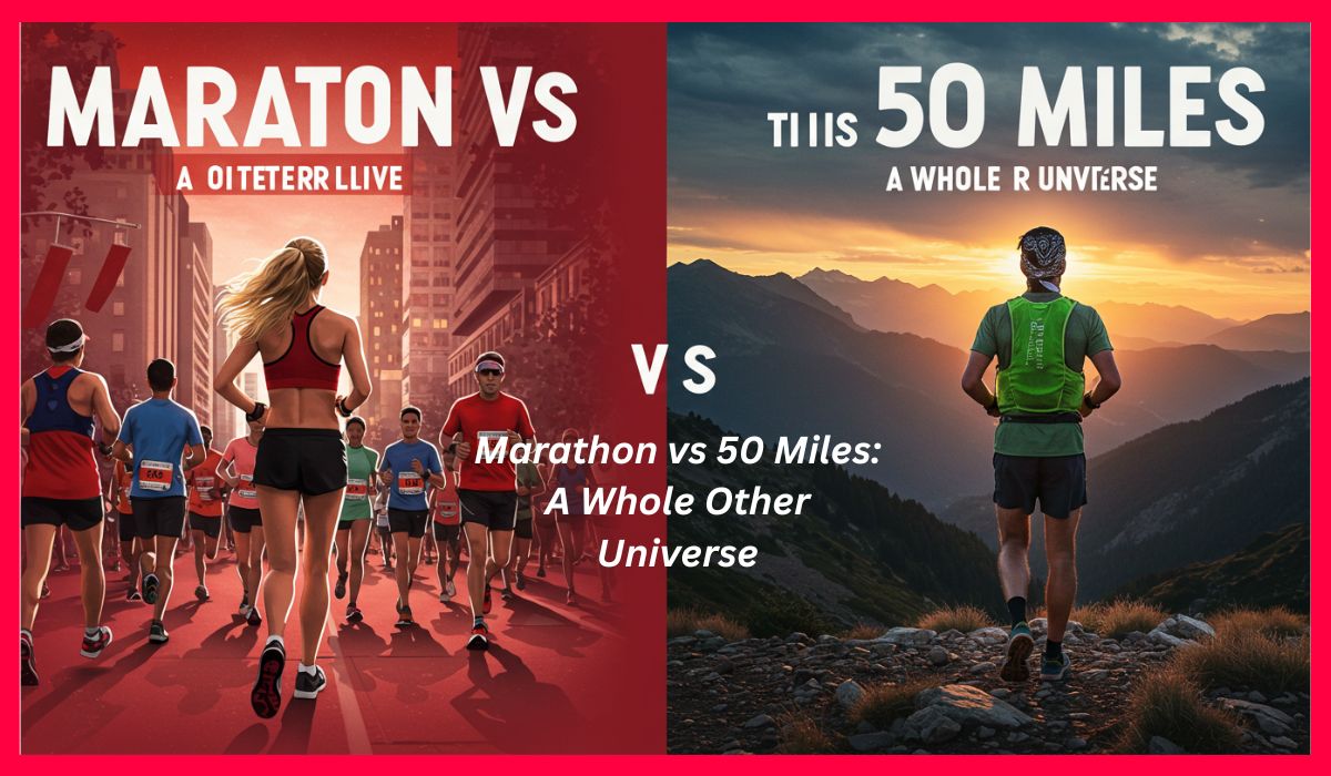 Marathon vs 50 Miles