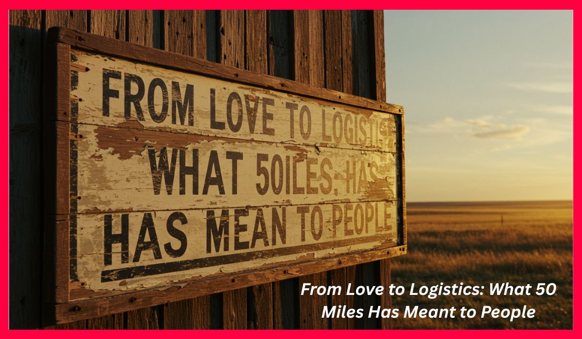 What 50 Miles Has Meant to People