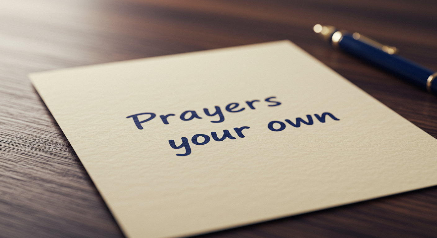 Prayers Your Own