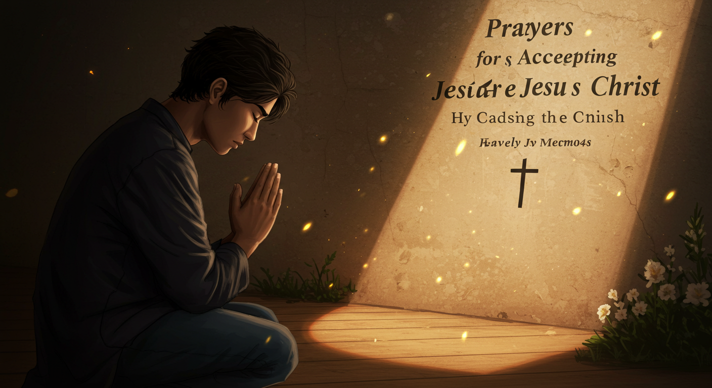 Prayers For Accepting Jesus Christ