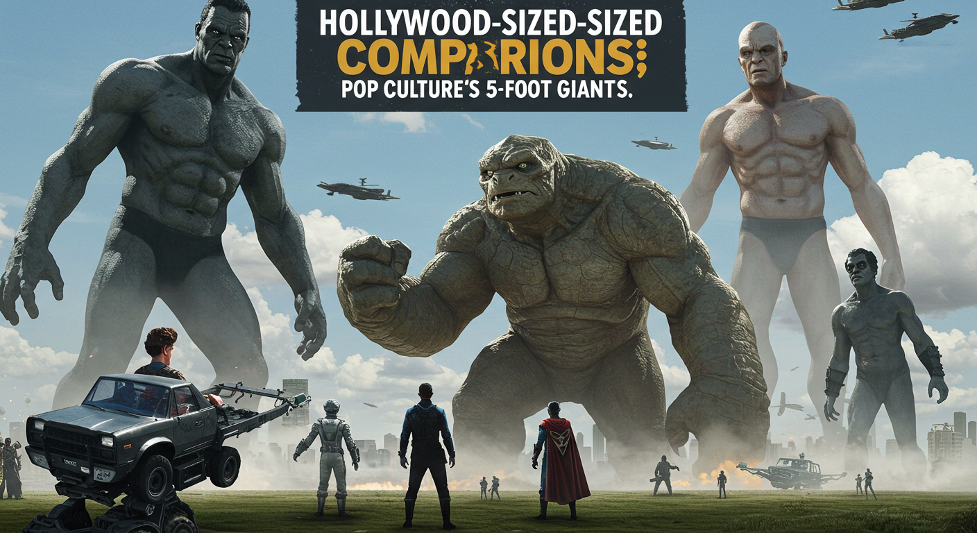 Hollywood-Sized Comparisons: Pop Culture’s 50-Foot Giants