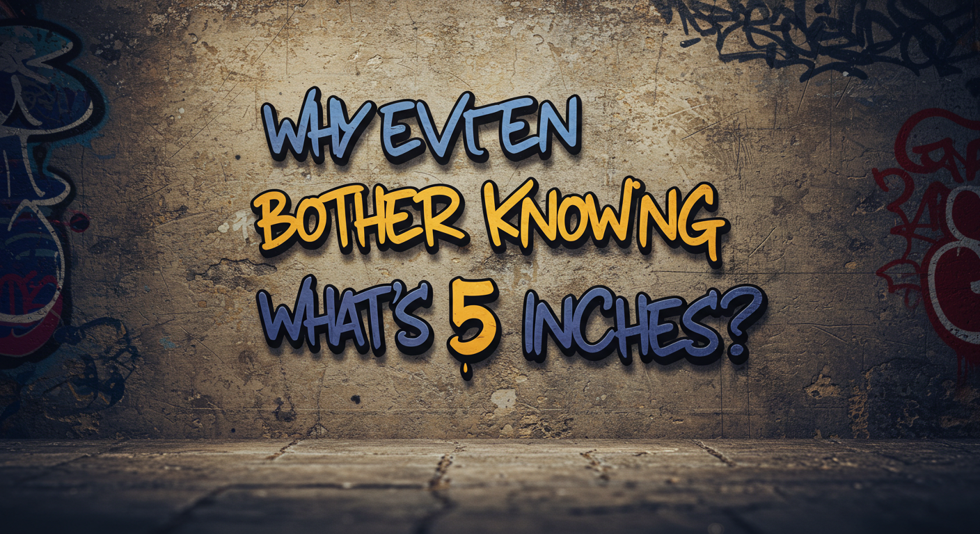 Bother Knowing What’s 5 Inches?
