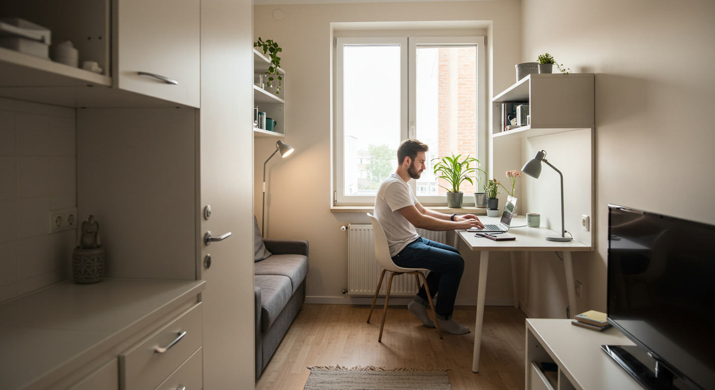 Home in a 300 Sq Ft Apartment?