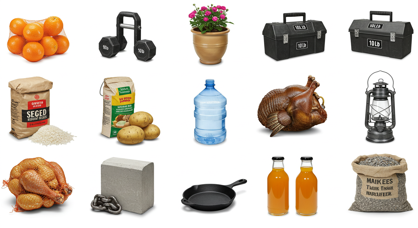 15 Everyday Objects That Weigh 10 Pounds