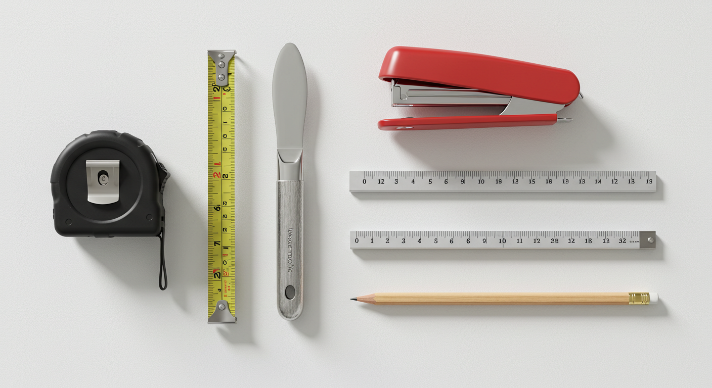 Office Essentials and Tools That Are 6 Inches Long