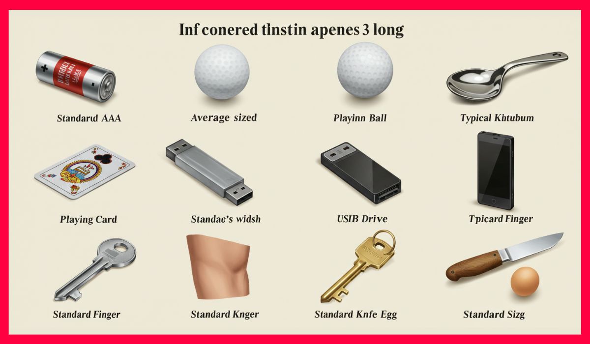 10 Common Things That Are 3 Inches Long